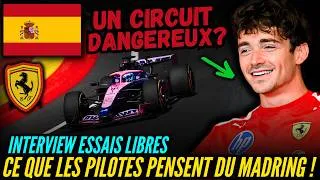 Miniature : INTERVIEW ESSAIS LIBRES : CE QUE LES PILOTES PENSENT DU MADRING ! - GRAND PRIX D'ESPAGNE