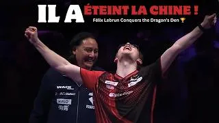 Miniature : HISTORIQUE ! Félix Lebrun Conquers the Dragon’s Den 🏆 Epic Final | WTT Chongqing 2026