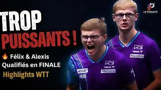 Miniature : LES FRÈRES LEBRUN SONT UNSTOPPABLE ! 🔥 Félix & Alexis Qualifiés en FINALE ! | Highlights WTT