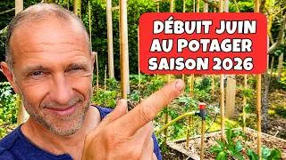 Miniature : Début juin au potager après la canicule, le froid... Plantations et semis à la folie - Saison 2026