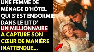 Miniature : UNE FEMME DE MÉNAGE D'HÔTEL S'ENDORT DANS LE LIT D'UN MILLIONNAIRE INATTENDU, ELLE CAPTIVE SON CŒUR