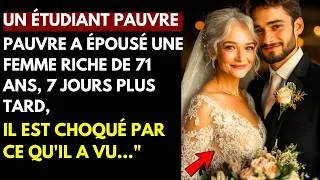 Miniature : UN ÉTUDIANT PAUVRE ÉPOUSE UNE MILLIONNAIRE DE 71 ANS, MAIS 7 JOURS APRÈS, IL DÉCOUVRE UN CHOC!