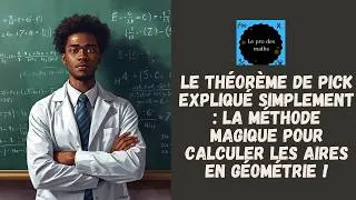 Miniature : Le Théorème de Pick expliqué simplement : La méthode magique pour calculer les aires en géométrie !