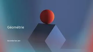 Miniature : Cours de Géométrie - Mathématiques niveau seconde bac pro