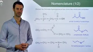 Miniature : Exercices sur la nomenclature : de la formule au nom