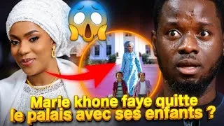 Miniature : 😱🚨 MARIE KHONE FAYE QUITTE LE PALAIS EN LARMES AVEC SES  ENFANTS ?  Crise Conjugale ?