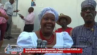 Miniature : Gwo lobèy pete nan mitan sektè vodou a. wap sezi tande pil pawòl piman bouk kap soti nan 2 pati yo.