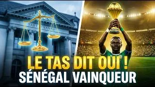 Miniature : LE TAS ACCEPTE LA PLAINTE ! Le Sénégal prêt à récupérer sa Coupe d'Afrique