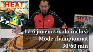 Miniature : Heat le tuto des règles (y compris solo)