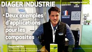Miniature : Deux fraises pour les composites : un outil de pocketing et un de gravure Diager Industrie