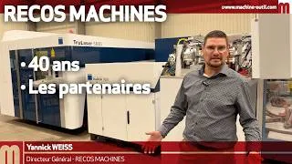 Miniature : 40 ans Recos Machines qui présente ses partenaires Trumpf, Lissmac, Transfluid, Blue Laser, Tecoi