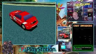 Miniature : SONY PLAYSTATION NTSC / RIDGE RACER & JUMPING FLASH  / VRAIE CONSOLE / VRAIS JEUX / 1440p