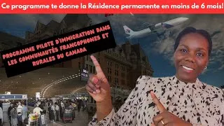 Miniature : Ce programme te donne la résidence permanente en 6 mois.Ces provinces du Canada sont consernées.