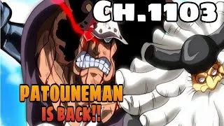 Miniature : KUMA LE RETOUR!! - ONE PIECE REVIEW CH.1103