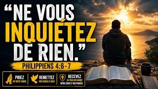 Miniature : PHILIPPIENS 4:6-7 – « NE VOUS INQUIÉTEZ DE RIEN. »