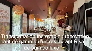 Miniature : Transformation incroyable : rénovation haut de gamme d’un restaurant & salle de bain de luxe ✨