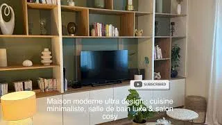 Miniature : Maison moderne ultra design : cuisine minimaliste, salle de bain luxe & salon cosy 