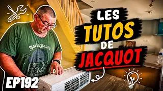Miniature : EP192 TUTORIEL POSE POMPE A CHALEUR / CLIMATISATEUR POUR LES NULS AVEC LE PERE !
