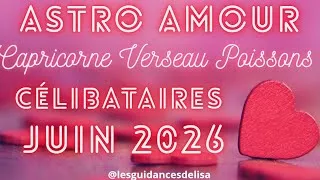 Miniature : Tirage sentimental❤️ Juin 2026🌟Célibataires#bélier#taureau#gémeaux#guidance#tarot#predictions 