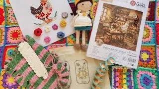 Miniature : Flosstube/podcast: du crochet 🧶 et du point de croix 🪡+ les présentations 😊