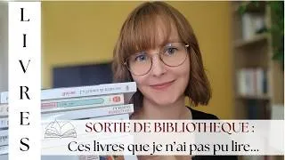 Miniature : ➡️Sortie de bibliothèque : Ces livres que je n'ai pas pu lire...