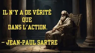 Miniature : Il n'y a de vérité que dans l'action : Explication de Jean-Paul Sartre | Philosophie Existentialiste