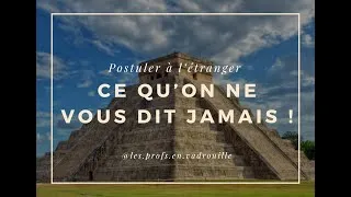 Miniature : PART 2: Postuler à l'étranger: ce qu'on ne vous dit jamais !