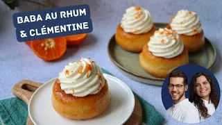 Miniature : Baba au rhum et clémentine