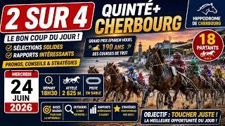 Miniature : Pronostic Quinté Mercredi 24 Juin 2026 à Cherbourg : Analyse et 2 sur 4 Gagnant !
