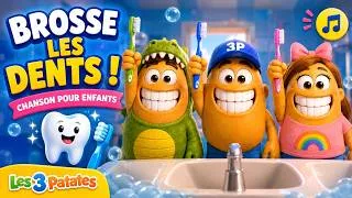 Miniature : BROSSE LES DENTS ! 🦷 Chanson pour enfants | Brush Your Teeth Song (Français)
