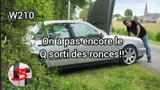 Miniature : Ep. 04 : W210 -  On a pas encore le Q sorti des ronces !! (de noyer?)