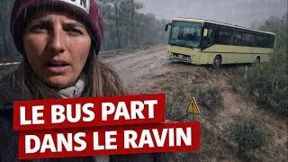 Miniature : 😰 PIRE JOURNÉE de notre VIE EN BUS - NOTRE MAISON PART DANS LE VIDE - FAMILLE NOMADE