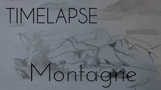 Miniature : [TIMELAPSE] Dessin de Montagnes