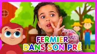 Miniature : Chantons à la Ferme avec Boubi 🐑  Le Fermier dans son Pré | Comptines et paroles - Les amis de Boubi