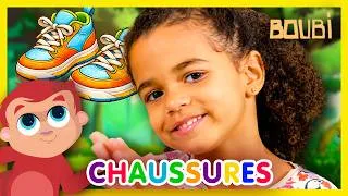 Miniature : Apprends à mettre tes chaussures 👟 - Comptine pour enfants avec paroles - Les Amis de Boubi S2
