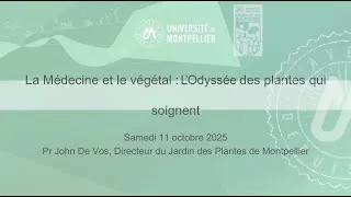 Miniature : Conférence : L'Odyssée des plantes qui soignent - John DE VOS