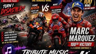 Miniature : 🔥 Márquez vs Acosta Battle! 🇭🇺 Hungary MotoGP 2026 | 100th Victory Tribute Song 🏆