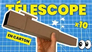Miniature : Comment fabriquer un TÉLESCOPE avec un ZOOM x10 ? Tuto DIY