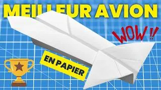 Miniature : Comment FABRIQUER le MEILLEUR AVION EN PAPIER ? Tuto DIY
