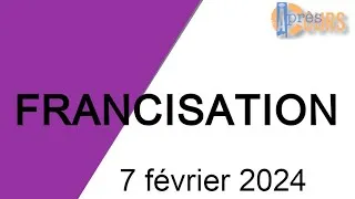 Miniature : Communauté francisation, 7 février 2024