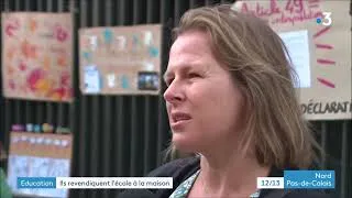 Miniature : Ils revendiquent l'école à la maison -  France 3 1213 Nord Pas-de-Calais