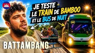 Miniature : JE TESTE LE BUS DE NUIT ET UN TRAIN MYTHIQUE AU CAMBODGE - BATTAMBANG