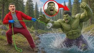 Miniature : On a trouvé HULK sous l'eau pendant une session de pêche à l'aimant ! Que lui est-il arrivé ?