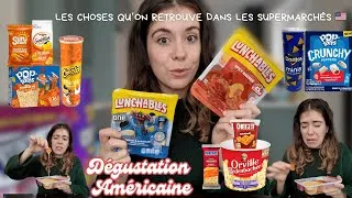 Miniature : Dégustation de SNACKS Américains qu'on trouve dans les supermarchés 🇺🇸😱 (+ 2 Lunchables)