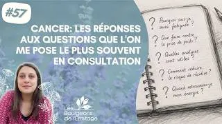 Miniature : Cancer : les réponses aux questions que l'on me pose le plus souvent en consultation