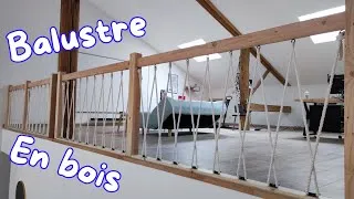 Miniature : Ep 83 Fabriquer une Rambarde de Mezzanine en Bois et Corde