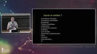 Miniature : Cours 10 Episode 1   éléments de critique des médias 1 4
