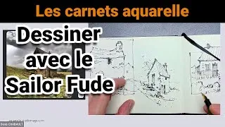 Miniature : Croquis au stylo plume Sailor Fude