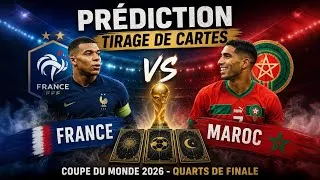 Miniature : 🔮 Prédiction match FRANCE / MAROC, quart de finale coupe du monde 2026