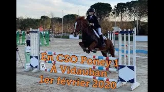 Miniature : Concours CSO - Poney 2 & Poney 1 - Vidauban - 1er février 2020